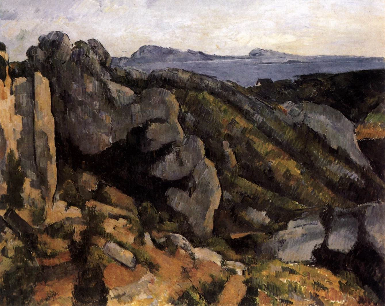 Rocce a L'Estaque, 1882 - Museu de Arte, São Paulo